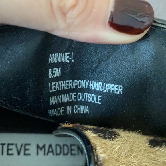STEVE MADDEN | Leopard Annnie-L bootie - Picture 7 of 7